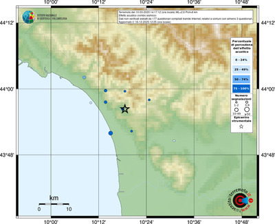 Mappa comuni con almeno 3 questionari