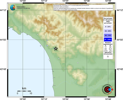 Mappa comuni con almeno 3 questionari