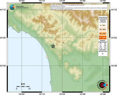 Mappa comuni con almeno 3 questionari