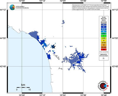 Mappa MCS - territori località
