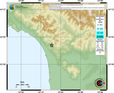 Mappa comuni con almeno 3 questionari
