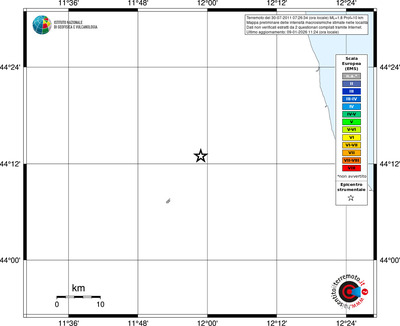 Mappa EMS - territori località