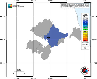 Mappa MCS - territori comuni