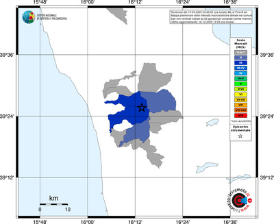 Mappa MCS - territori comuni