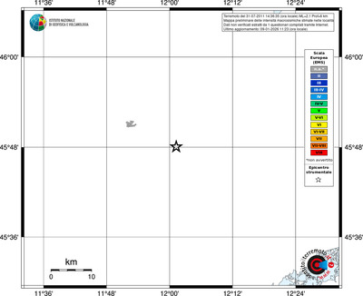 Mappa EMS - territori località