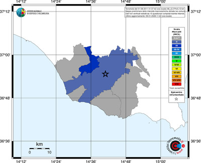 Mappa MCS - territori comuni