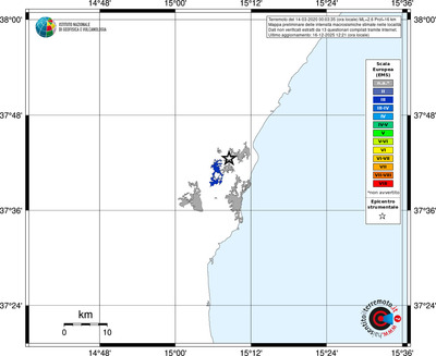 Mappa EMS - territori località