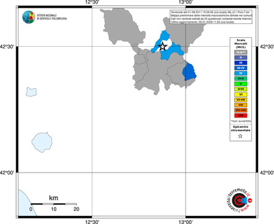 Mappa MCS - territori comuni