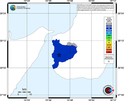 Mappa EMS - territori comuni