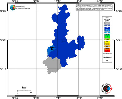 Mappa EMS - territori comuni