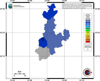 Mappa MCS - territori comuni