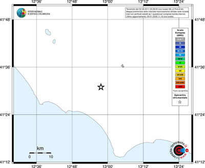 Mappa EMS - territori località