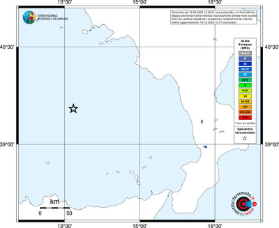 Mappa EMS - territori località