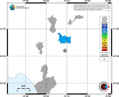 Mappa MCS - territori comuni