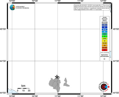 Mappa MCS - territori comuni