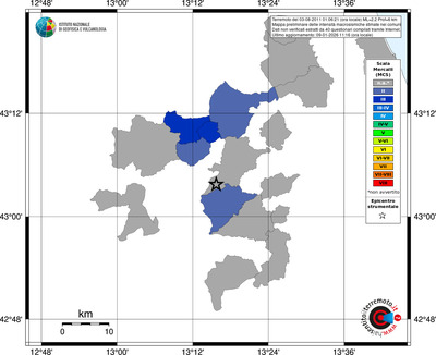 Mappa MCS - territori comuni