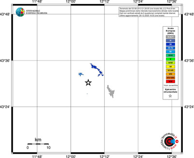 Mappa EMS - territori località