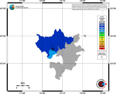 Mappa EMS - territori comuni