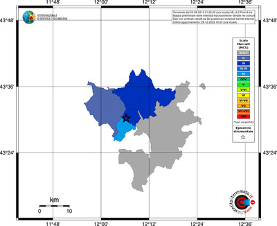 Mappa MCS - territori comuni