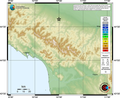 Mappa MCS - località