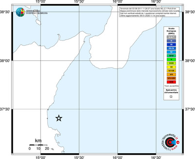 Mappa EMS - territori località
