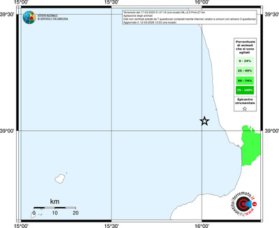 Mappa territorio comunale con almeno 3 questionari