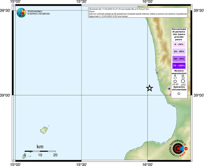 Mappa comuni con almeno 3 questionari