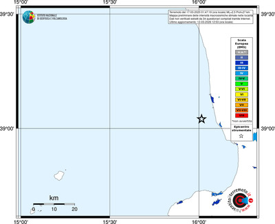 Mappa EMS - territori località