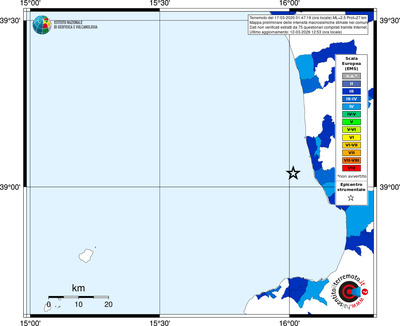 Mappa EMS - territori comuni