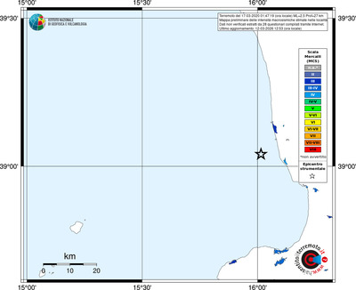 Mappa MCS - territori località