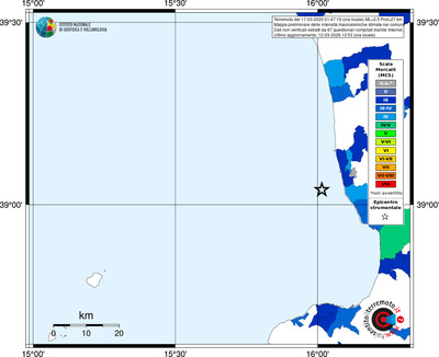 Mappa MCS - territori comuni