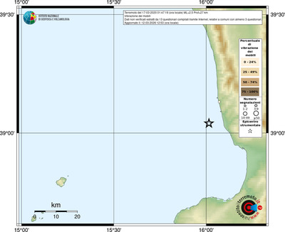 Mappa comuni con almeno 3 questionari