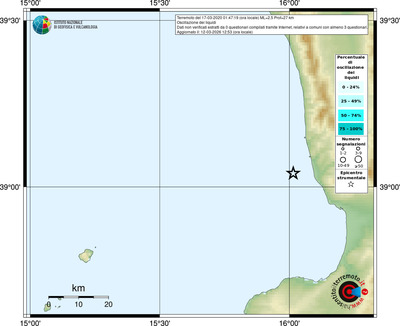 Mappa comuni con almeno 3 questionari