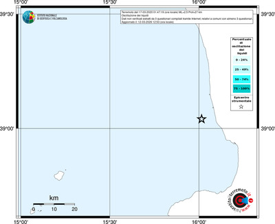 Mappa territorio comunale con almeno 3 questionari