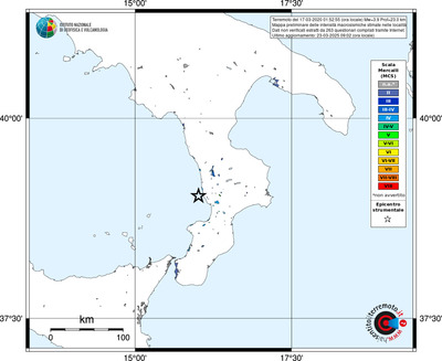 Mappa MCS - territori delle località