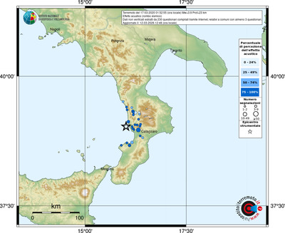 Mappa comuni con almeno 3 questionari
