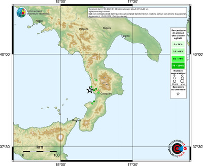 Mappa comuni con almeno 3 questionari