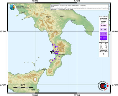 Mappa comuni con almeno 3 questionari