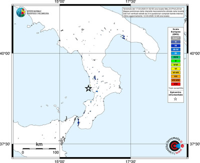 Mappa EMS - territori località