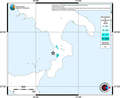 Mappa territorio comunale con almeno 3 questionari