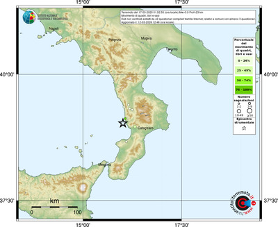 Mappa comuni con almeno 3 questionari