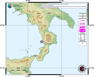 Mappa comuni con almeno 3 questionari