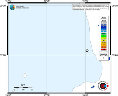 Mappa EMS - territori località