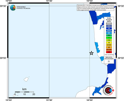 Mappa EMS - territori comuni