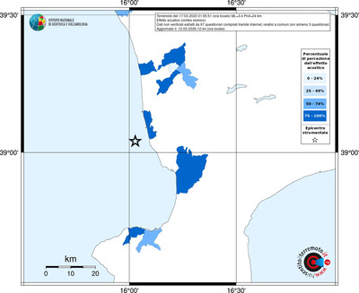 Mappa territorio comunale con almeno 3 questionari