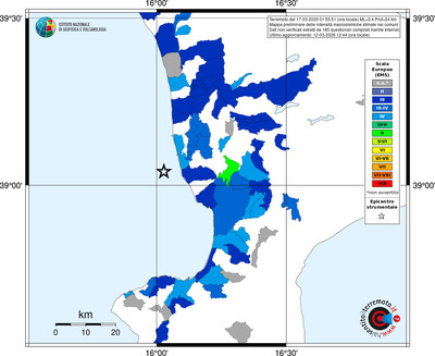 Mappa EMS - territori comuni