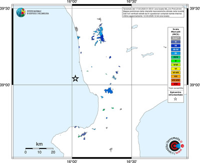 Mappa MCS - territori località