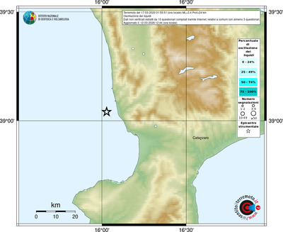 Mappa comuni con almeno 3 questionari