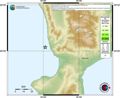 Mappa comuni con almeno 3 questionari