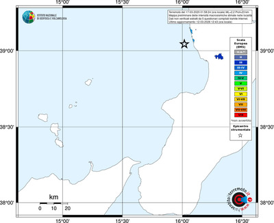 Mappa EMS - territori località